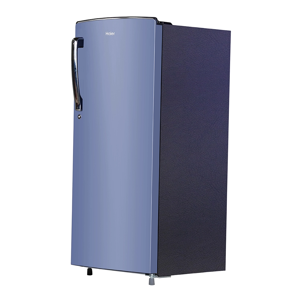 Haier 185L 2 Star Premium Radish Blue Finish Direct Cool Single Door Refrigerator